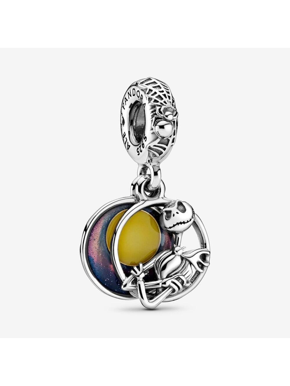 Pandora x Disney The Nightmare Before Christmas Jack Double Dangle Silver Charm